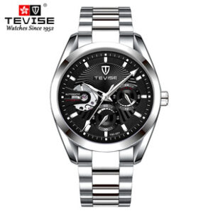 Product Image for 3479 瑞士TEVISE特威斯品牌手表多功能商务防水全自动机械男士表陀飞轮