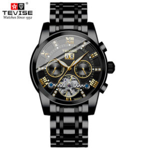 Product Image for 3491 瑞士品牌TEVISE男士手表男表时尚手表机械手表多功能防水名表